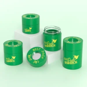 pop vac jar green color