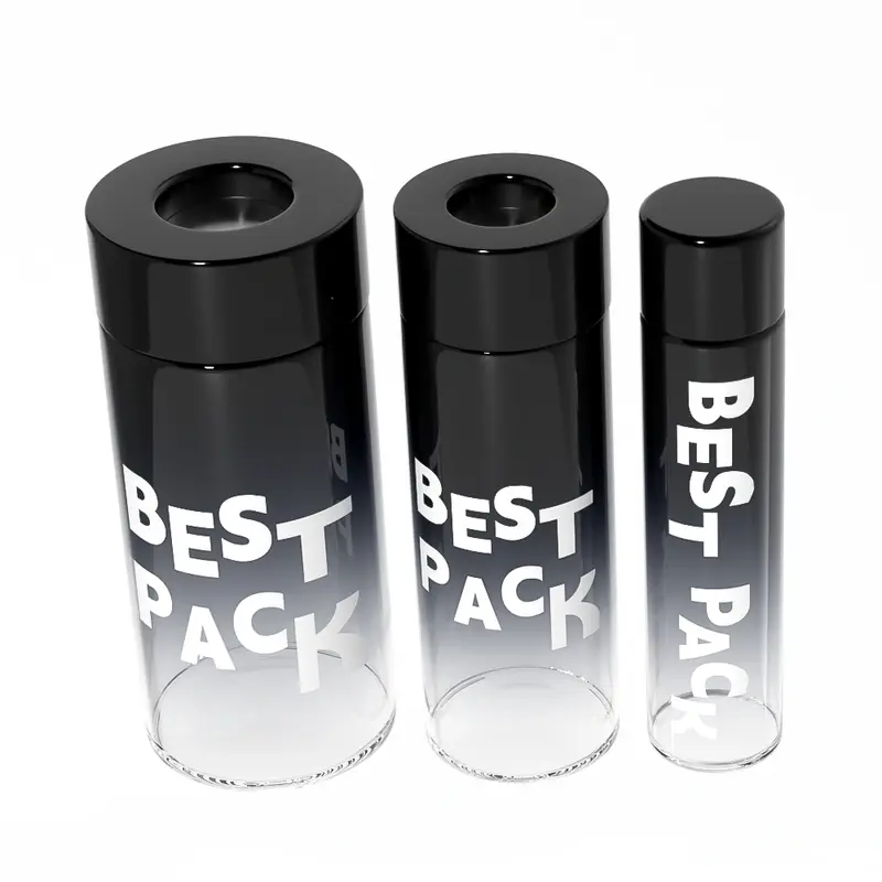 black glass pop vac tube