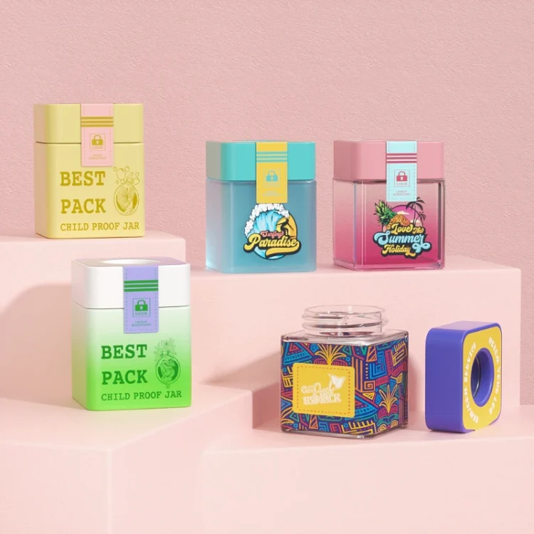 pop vac design Weed Jars