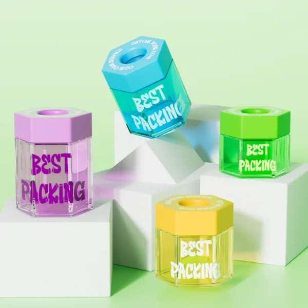 hexagon shape pop vac weed jar (6)