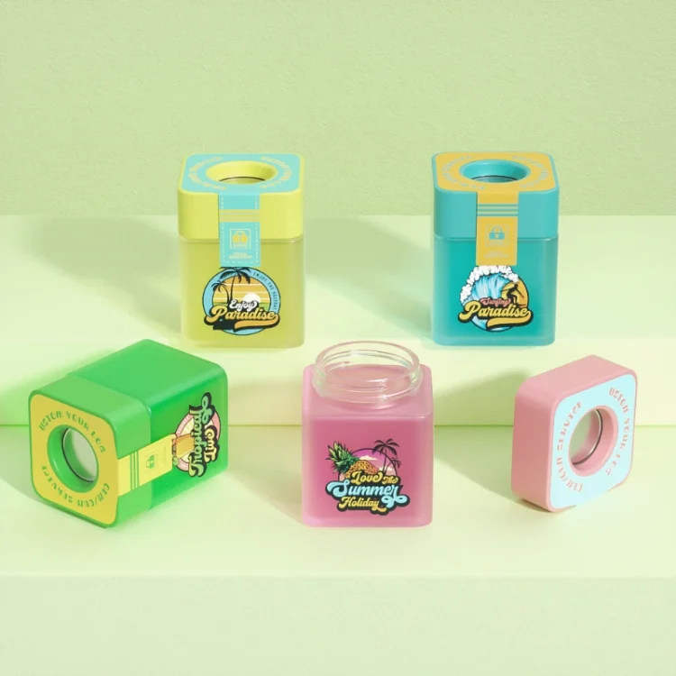 pop vac design glass weed jar