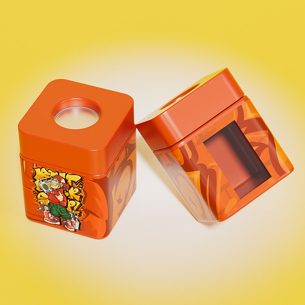 Custom weed jars with vacuum closures