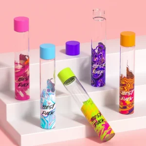 glass pre roll tubes with custom label printing