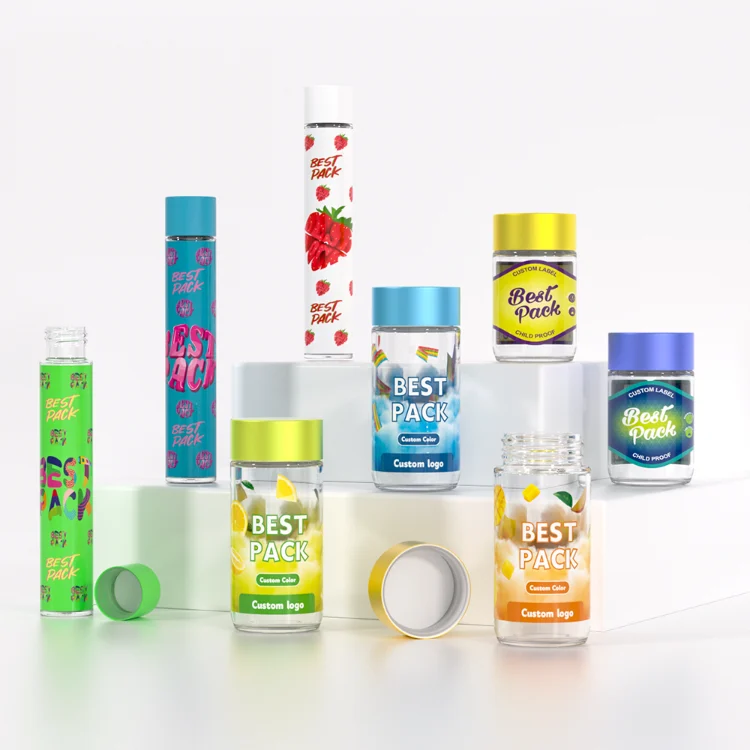 3 capacity pre roll tube with private label