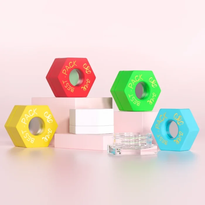 hexagon cannabis concentrate jar (7)