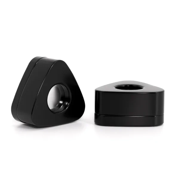 black color triangle pop vac concentrate jars