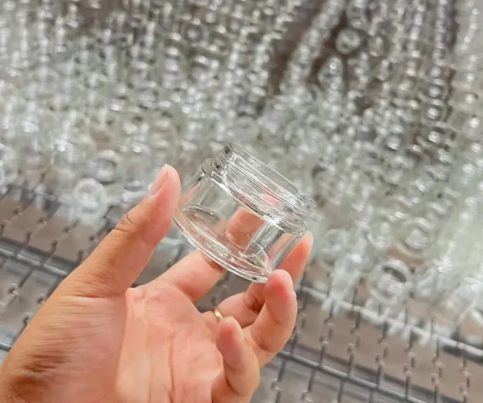 small capacity glass jar