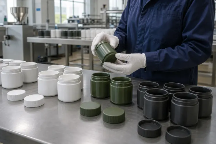 Custom ceramic weed jars in different shapes and colors