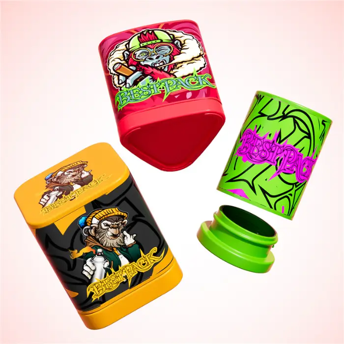 custom shape rosin jar with private label