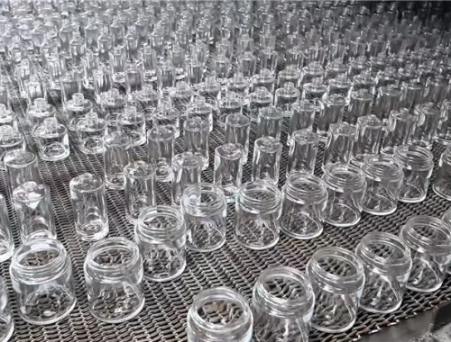 clear glass weed jar