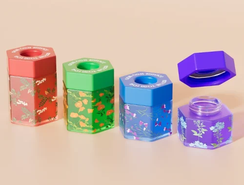 hexagon shape pop vac weed jar (5)