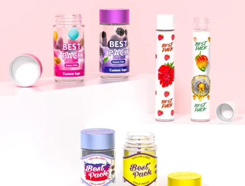 multi type pre roll jars with printing
